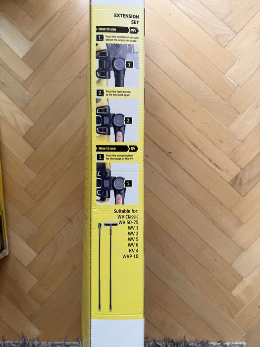 Уред за почистване на прозорци Karcher WV 2  + KV 4 Premium, плюс удължител Karcher KV