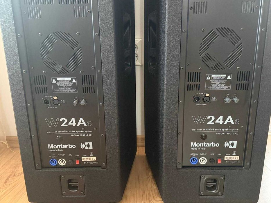 Montarbo  W24As ,două boxe active noi.