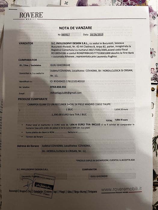 Coltar piele utilizat putin