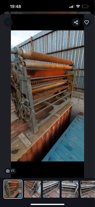 Станок гофра клейка Китай сотилади