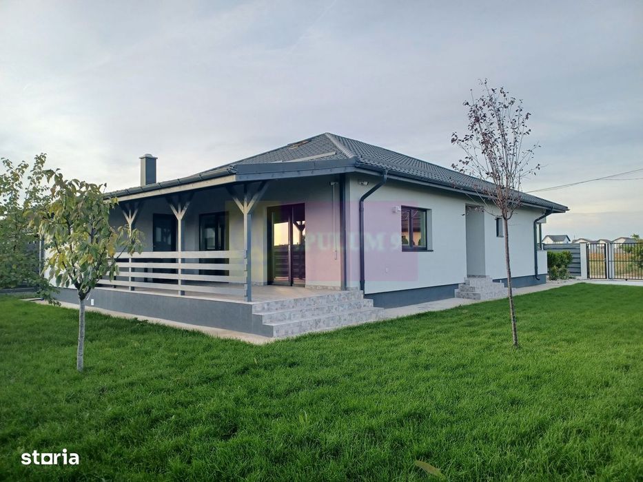 Casă nouă parter 162 mp, curte 504 mp, Săbăreni