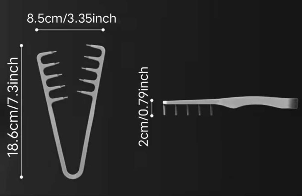 Piaptan / perie pentru par cret / volum TikTok
