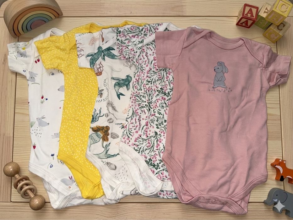 Детская одежда, боди для малышей от 3 до 12 месяцев