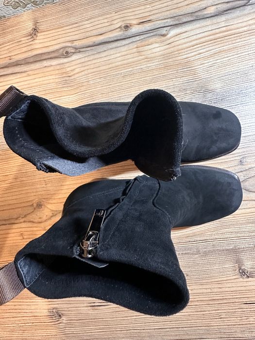 Ботильоны замшевые