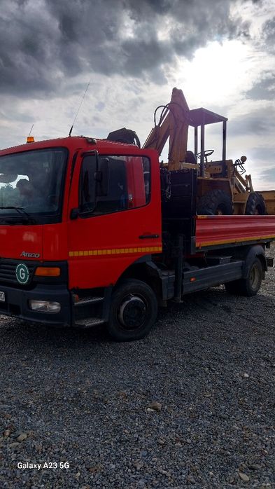 Transport-Basculabil cu macara.12t..