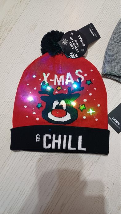 Зимни коледни шапки