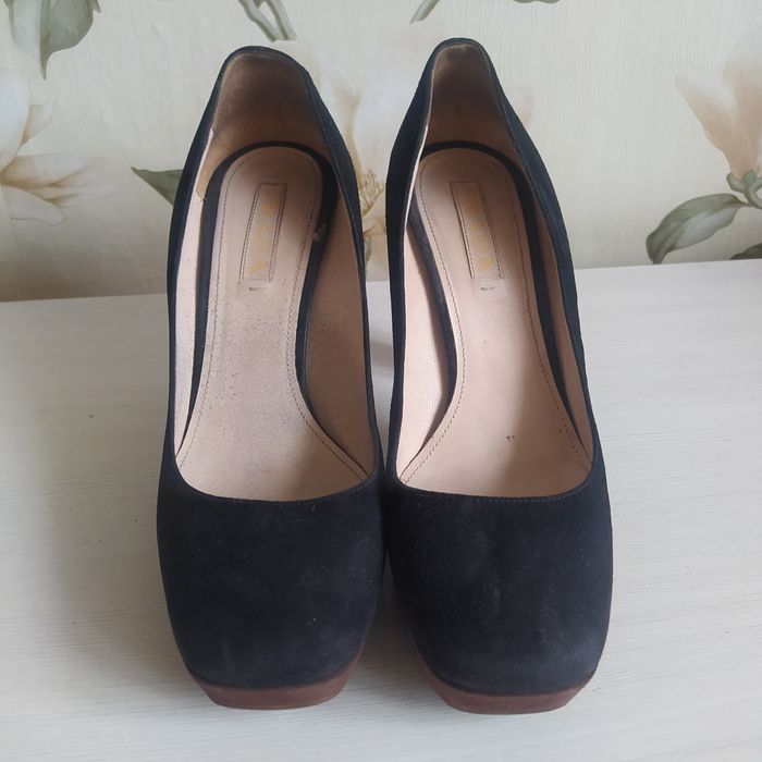 Туфли замшевые  PRADA