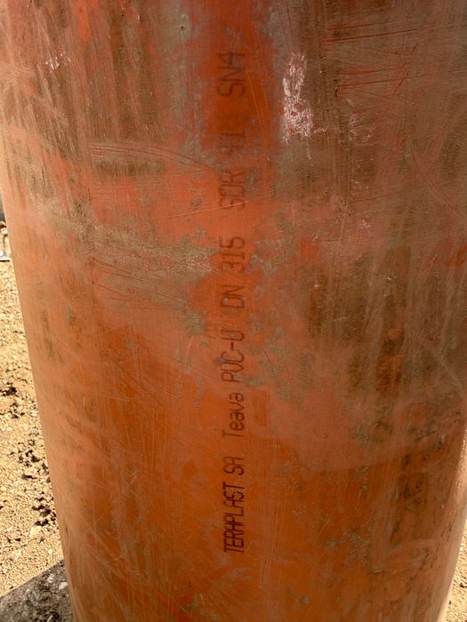 Țeavă canalizare portocalie SN4 diametru 315mm, lungime 1m