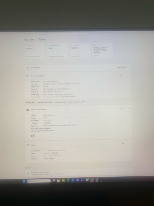 PC Gaming i7+RTX 2060/16 GB RAM/SSD- ruleaza orice joc