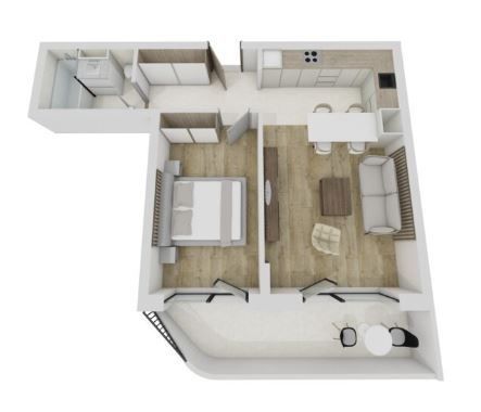 Apartament de 2 camere, 53 mp, zona Eroilor — fotografia 1