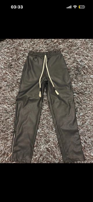 Pantaloni Young Rich White