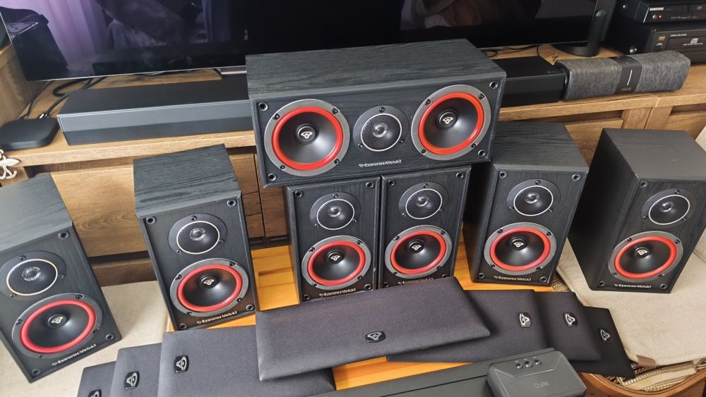 Boxe Cerwin Vega subwoofer Yamaha  amplificator Sony
