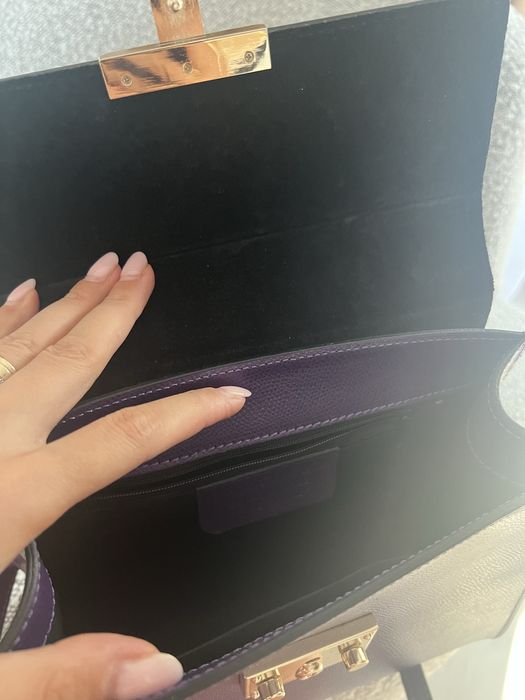 Geanta din piele naturala Made in Italy