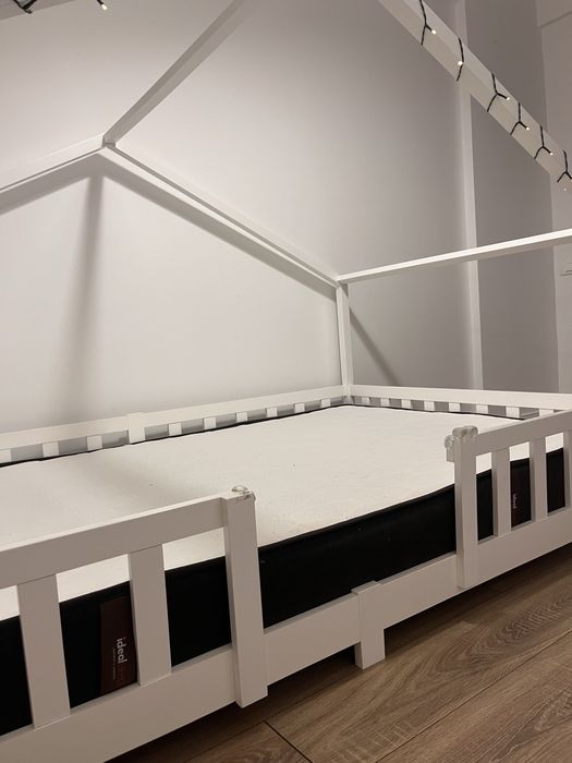 Pat Montessori cu saltea inclusa