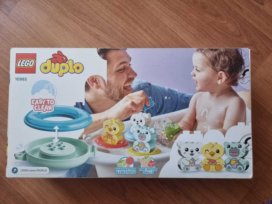 Tren cu Animale Plutitor - Lego dublo