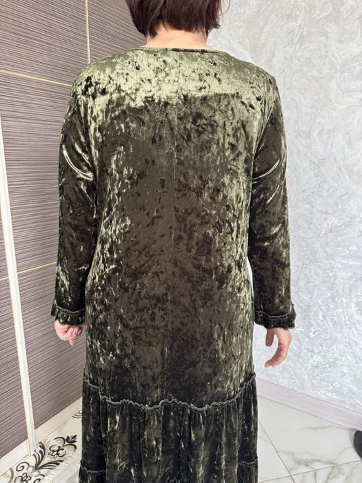 Платье бархат, б/у