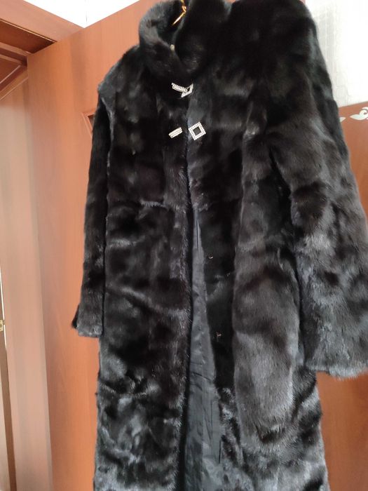 Норковая шуба длинная