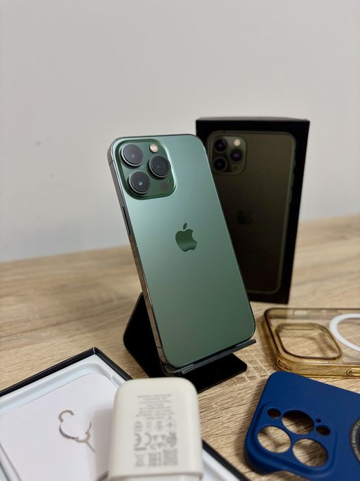 Iphone 13 pro Alpine Green 92% baterie  full box