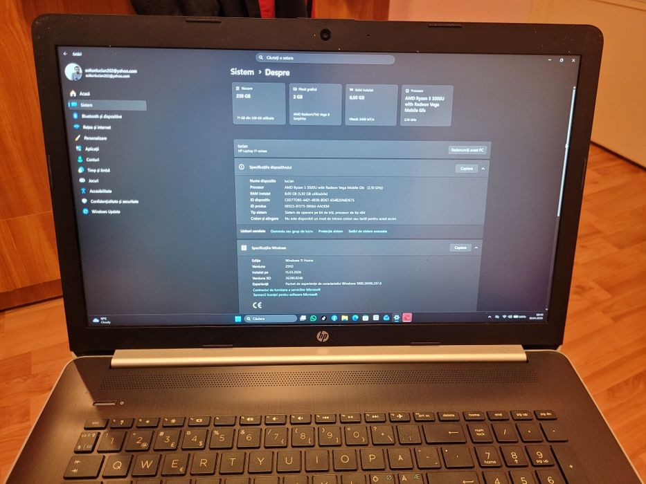 Laptop HP 17 inchi