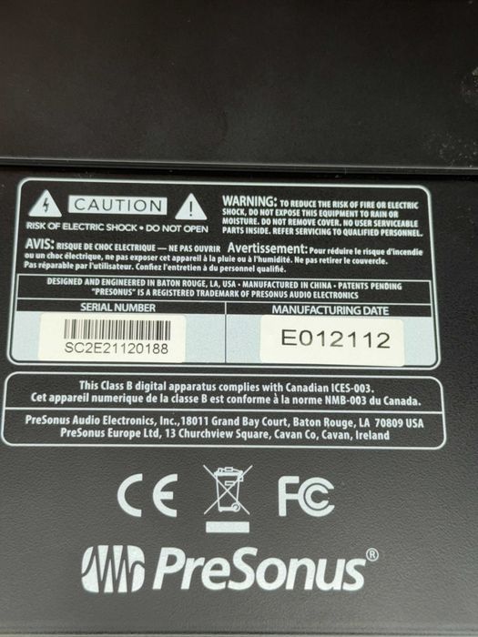 Външна аудио карта PreSonus Studio 26c USB-C аудио интерфейс.