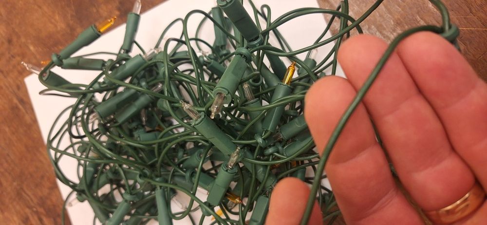 Vând  instalație brad  cu fire groase !!!