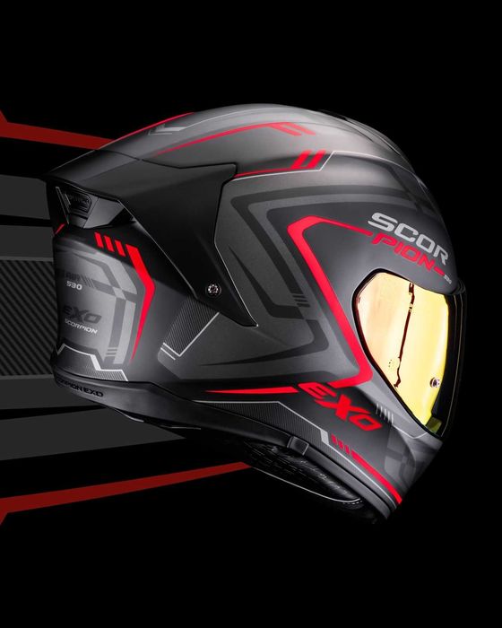 Каска SCORPION EXO-530 Air Slope Matt Black-Red
