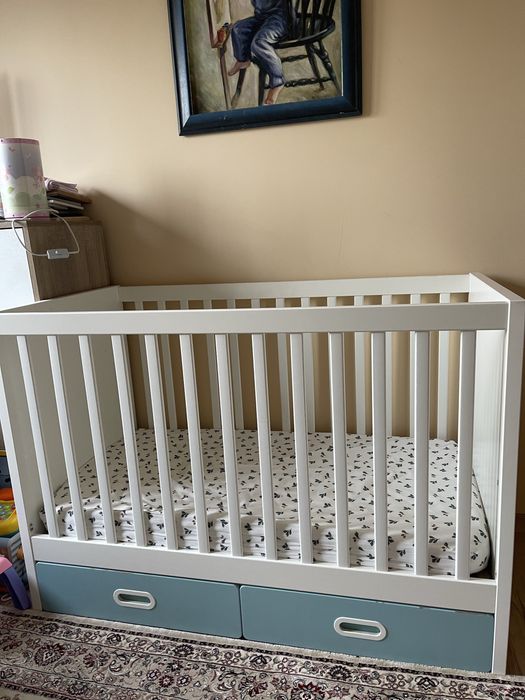 Дървено креватче Икеа 60х120