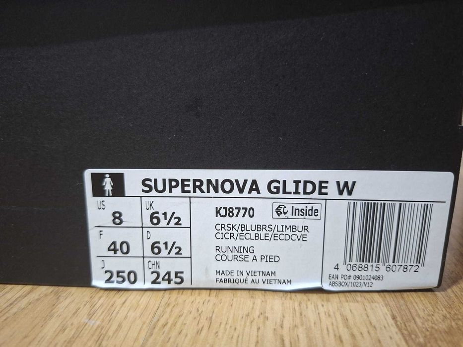 Adidas Supernova Glide masura 40 si 40 2/3 originali noi in cutie