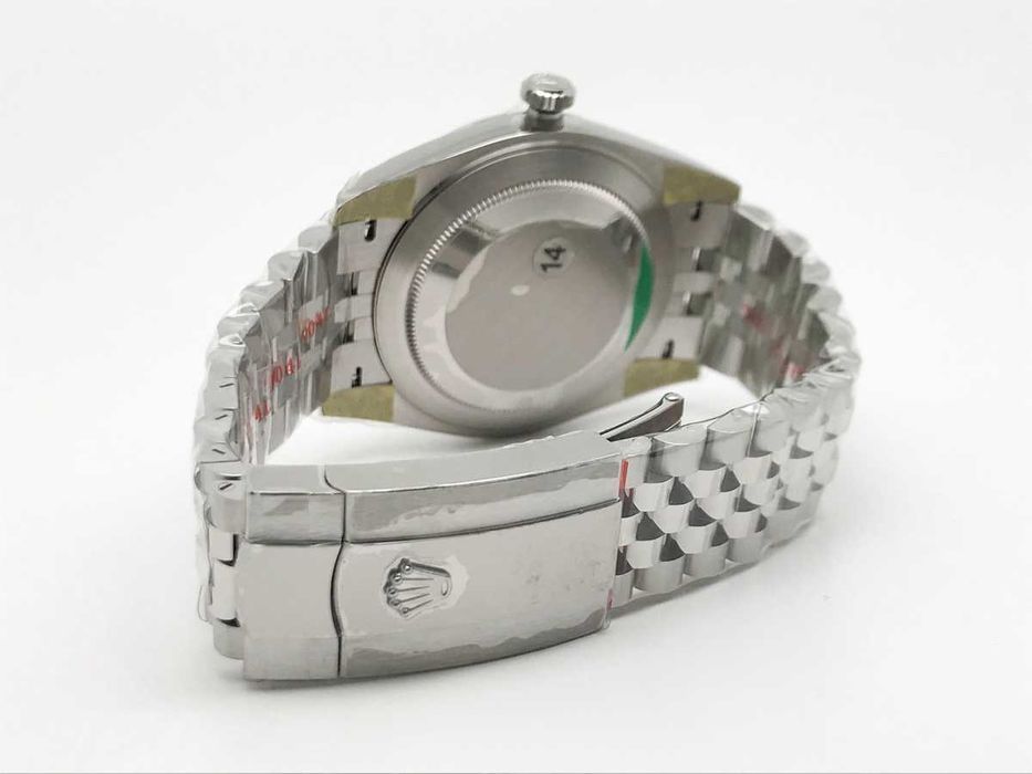 Rolex Datejust 41mm Fluted Bezel Silver Dial Jubilee – мъжки часовник – реални снимки