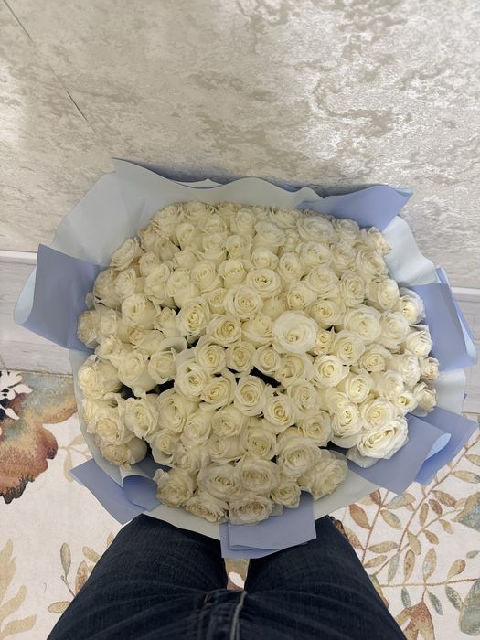 белын розы 101 шт