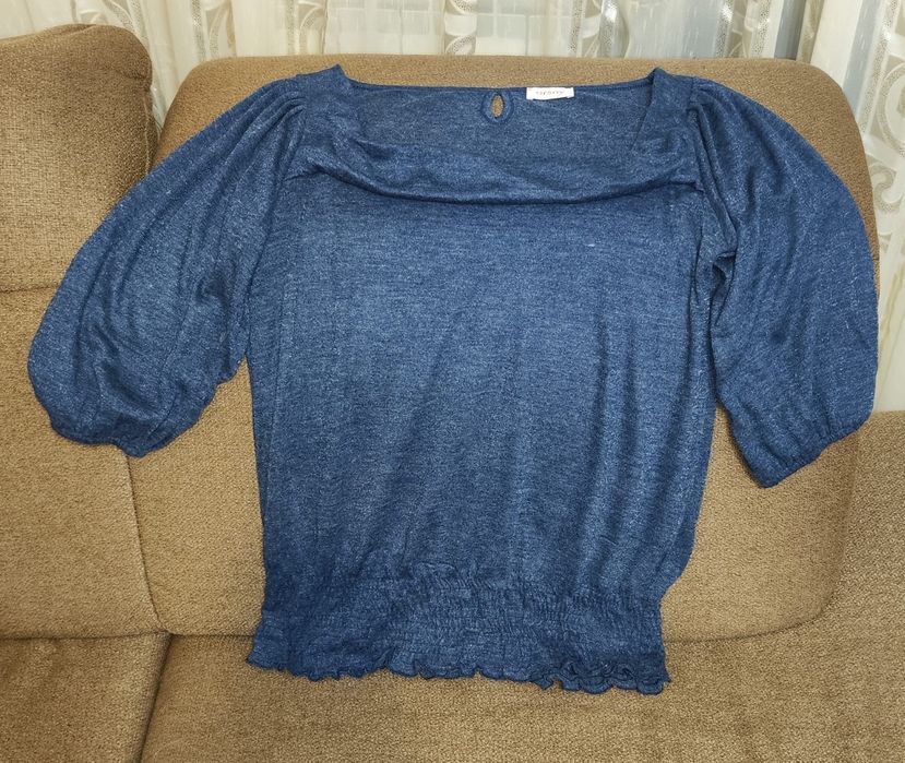 Bluză ORSAY Elegantă - Albastru Melanj – Talie Elastică