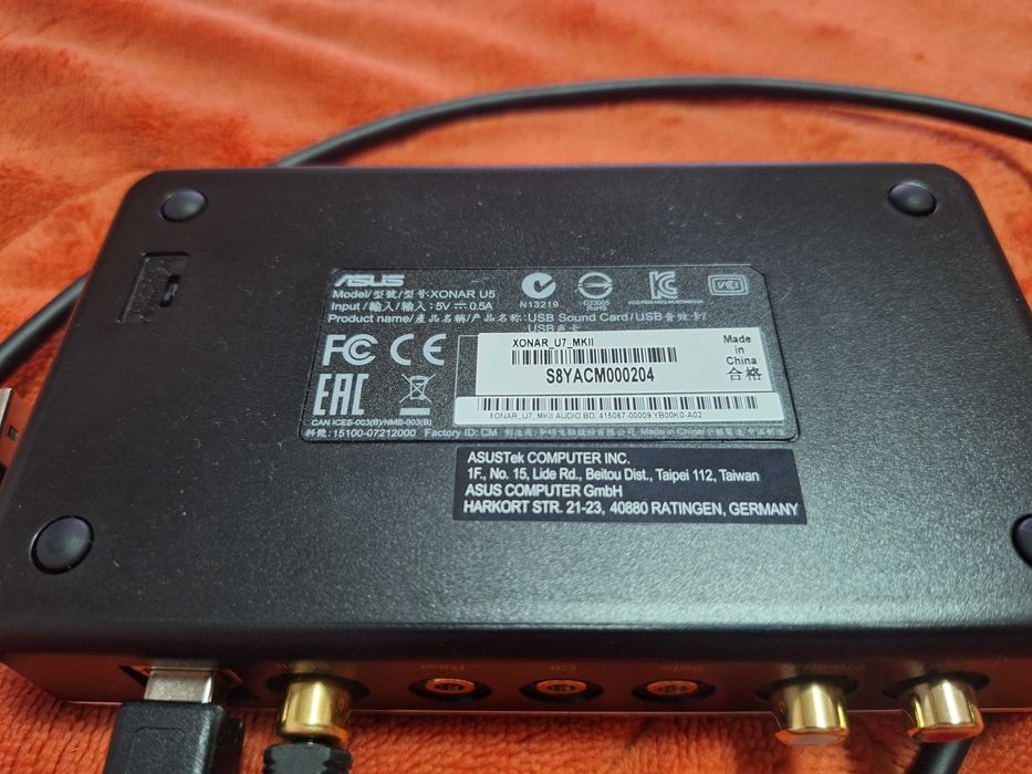 Placa externa de sunet Asus Xonar U7 MK2