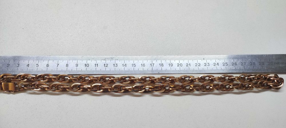 Цепочка с крестиком из золота