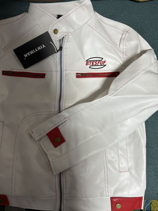 Куртка ветровка , экокожа , на молнии