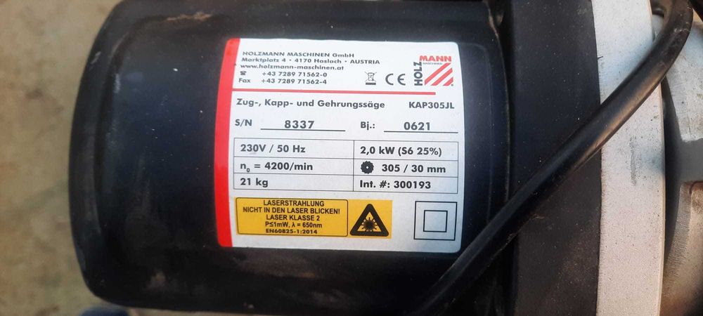 Fierastrau circular pendular KAP305JL - putin folosit