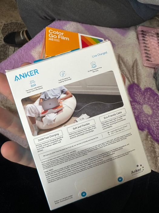 Anker USB C to USB C Cablu Fast Charge