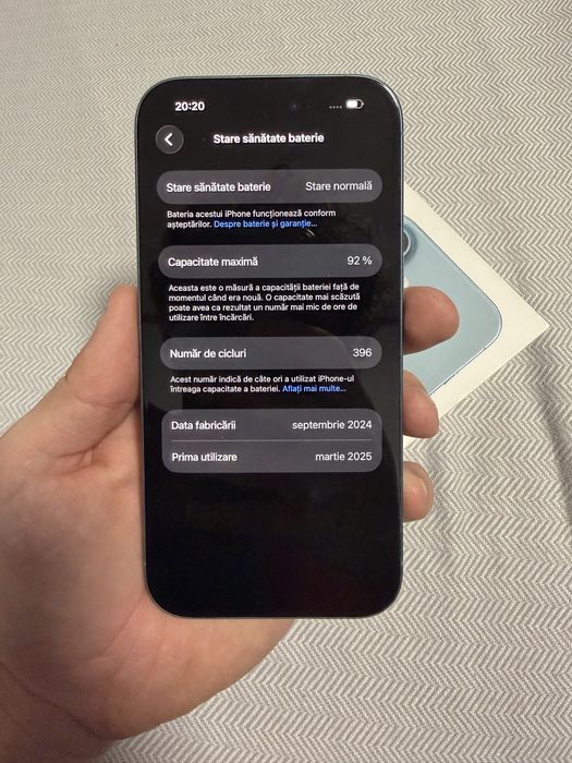 Iphone 16 128gb 92% sanatate