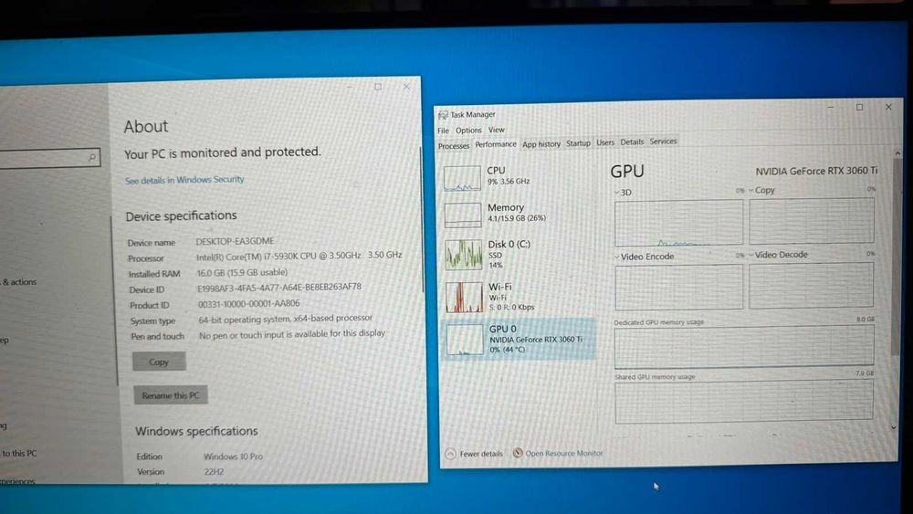 PC Gaming Alienware Area-51 R2 - i7 5930K | RTX 3060 Ti 8GB | 16GB RAM | SSD 100GB