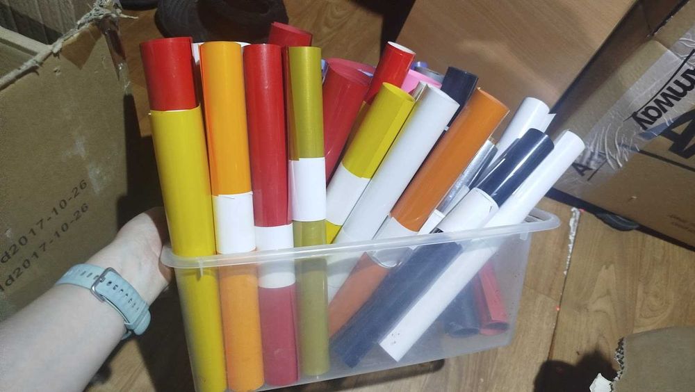 Более 40 рулонов флекс пленки
