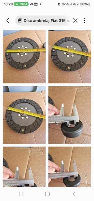 Rulment presiune disc ambreiaj tractor fiat 250 fiat 300 fiat 311.312