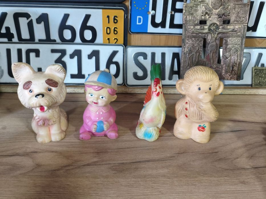 Резиновые игрушки СССР.