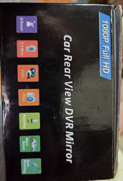 Oglinda auto DVR dula camera full HD