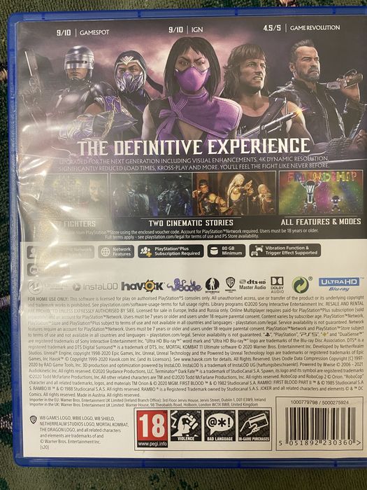 Продам или обменяю MK11 ps5