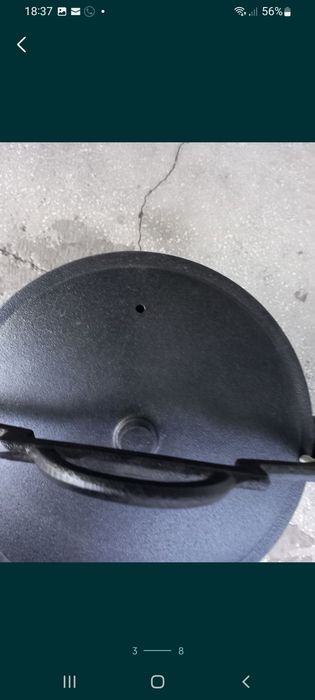 Ceaun fontă vânătoresc cu capac 7 L/ 10 L OFERTĂ  319 lei