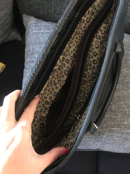 дамска черна чанта