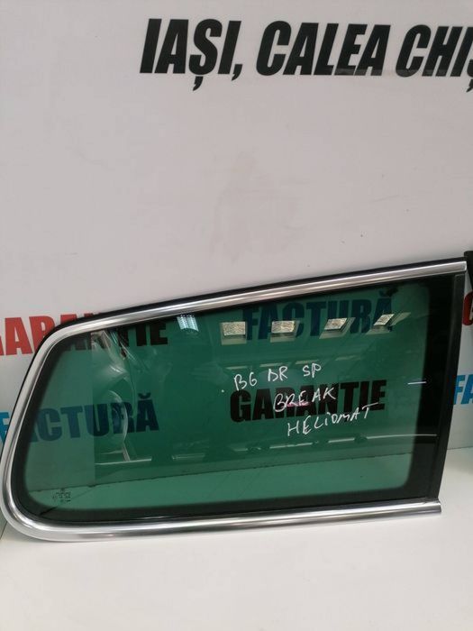 Geam stanga dreapta aripa spate Passat B6 Combi Break cheder Cromat