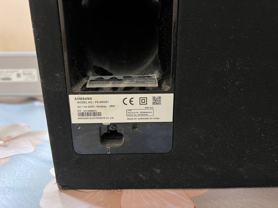 Samsung HW-K551 Soundbar sanbufer bas kolonka