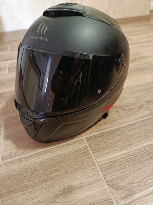 Casca moto MT helmets+viziera