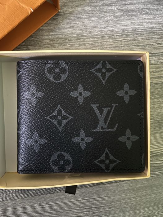 Мъжки елегантен портфейл Louis Vuitton-със подарък колан