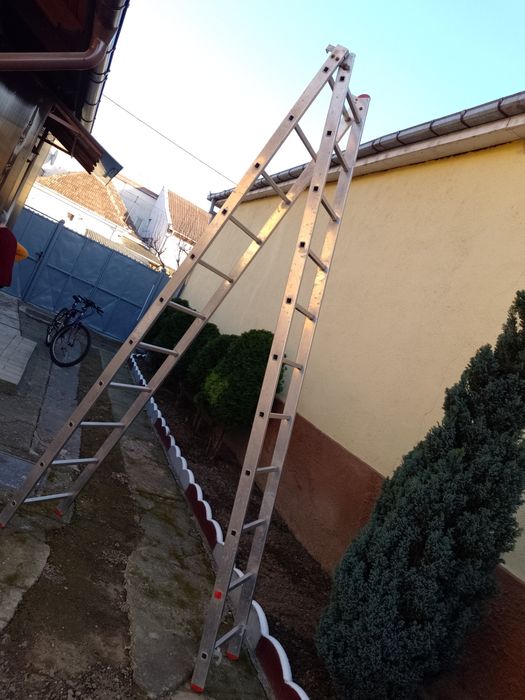 Dupla aluminum kerti létre